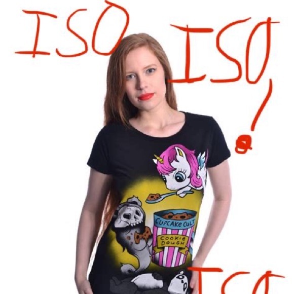 DO NOT BUY IN SEARCH OF!!! Cupcake cult cookie dough T-shirt - Picture 1 of 1